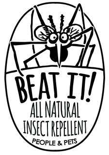 BEAT IT! ALL NATURAL INSECT REPELLENT PEOPLE & PETS logo