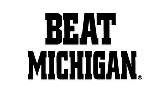BEAT MICHIGAN logo