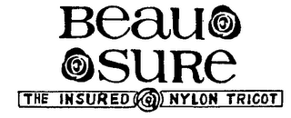 BEAU SURE THE INSURED NYLON TRICOT logo