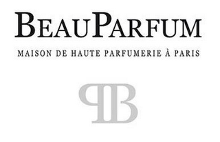 BEAUPARFUM MAISON DE HAUTE PARFUMERIE Á PARIS PB logo