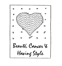 BEAUTE, CANCER & HAVING STYLE logo