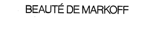 BEAUTE DE MARKOFF logo