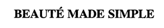 BEAUTE MADE SIMPLE logo
