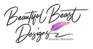BEAUTIFUL BEAST DESIGNS BEYOND ORDINARY logo