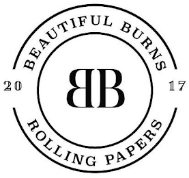 BEAUTIFUL BURNS ROLLING PAPERS BB 20 17 logo