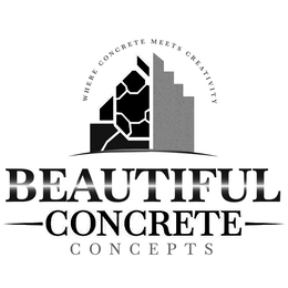 BEAUTIFUL CONCRETE CONCEPTS WHERE CONCRETE MEETS CREATIVITY logo