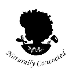BEAUTIFUL FUSION NATURALLY CONCOCTED logo