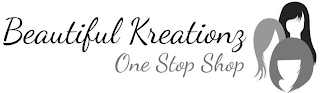 BEAUTIFUL KREATIONZ ONE STOP SHOP logo