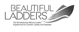 BEAUTIFUL LADDERS THE REVOLUTIONARY MARINE LADDER ENGINEERED FOR COMFORT, SAFETY AND STABILITY! logo