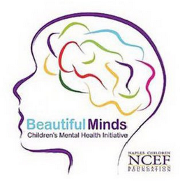 BEAUTIFUL MINDS CHILDREN'S MENTAL HEALTH INITIATIVE NAPLES CHILDREN NCEF EDUCATION FOUNDATION logo