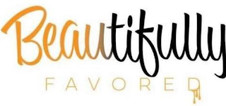 BEAUTIFULLY FAVORED logo