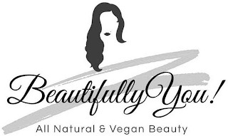 BEAUTIFULLY YOU! ALL NATURAL & VEGAN BEAUTY logo