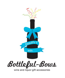 BEAUTIFY IT WITH... BOTTLEFUL-BOWS WINE AND LIQUOR GIFT ACCESSORIES logo