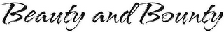 BEAUTY AND BOUNTY logo