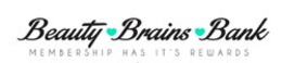 BEAUTY BRAINS BANK MEMBERSHIP HAS IT'S REWARDS logo