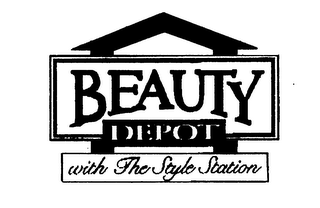 BEAUTY DEPOT WITH THE STYLE STATION logo