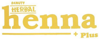 BEAUTY HERBAL HENNA + PLUS logo
