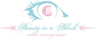 BEAUTY IN A BLINK TALENT MANAGEMENT logo