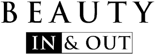 BEAUTY IN & OUT logo