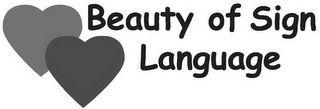BEAUTY OF SIGN LANGUAGE logo