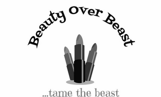 BEAUTY OVER BEAST ...TAME THE BEAST logo