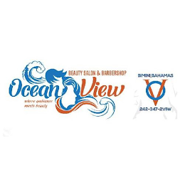BEAUTY SALON & BARBERSHOP WHERE AMBIANCE MEETS BEAUTY BIMINI, BAHAMAS OV 242-347-2VIW logo