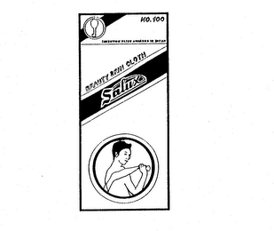 BEAUTY SKIN CLOTH SALUX INVENTION PRIZEAWARDED IN JAPAN NO.100 logo
