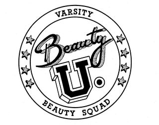 BEAUTY U. VARSITY BEAUTY SQUAD logo