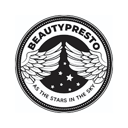 BEAUTYPRESTO AS THE STARS IN THE SKY logo