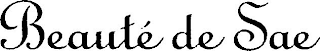 BEAUTÉ DE SAE logo