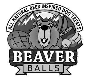 BEAVER BALLS ALL NATURAL BEER INSPIRED DOG TREATS logo
