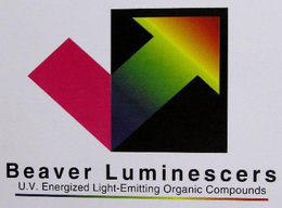 BEAVER LUMINESCERS U.V. ENERGIZED LIGHT-EMITTING ORGANIC COMPOUNDS logo