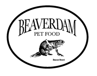 BEAVERDAM PET FOOD BEAVER BRAND logo