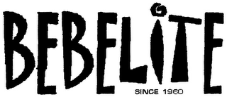 BEBELITE SINCE 1960 logo