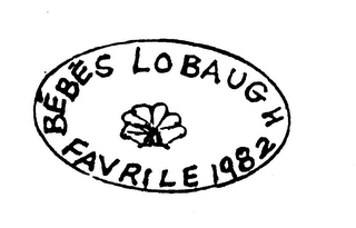 BEBES LOBAUGH FAVRILE 1982 logo