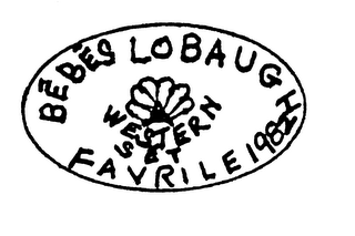 BEBES LOBAUGH-WESTERN SET FAVRILE 1982 logo