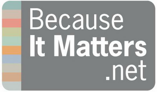 BECAUSE IT MATTERS.NET logo