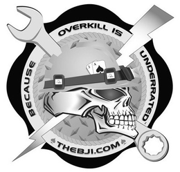 BECAUSE OVERKILL IS UNDERRATED THEBJI.COM logo