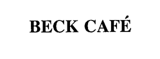 BECK CAFÉ logo