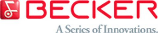 BECKER A SERIES OF INNOVATIONS. logo