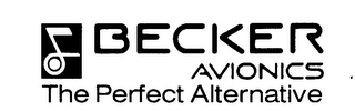 BECKER AVIONICS THE PERFECT ALTERNATIVE logo