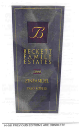 BECKETT FAMILY ESTATES logo