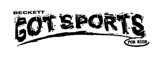 BECKETT GOT SPORTS FOR KIDS logo