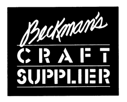 BECKMAN'S CRAFT SUPPLIER logo