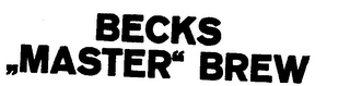 BECKS "MASTER" BREW logo
