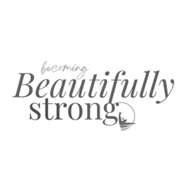 BECOMING BEAUTIFULLY STRONG logo