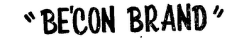 "BE'CON BRAND" logo
