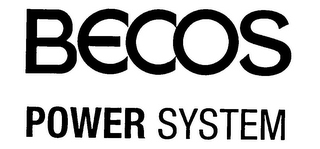 BECOS POWER SYSTEM logo