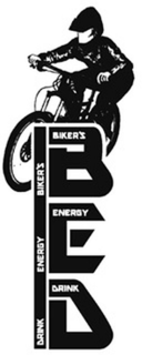 BED BIKER'S ENERGY DRINK DRINK ENERGY BIKER'S logo