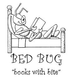 BED BUG "BOOKS WITH BITE" logo